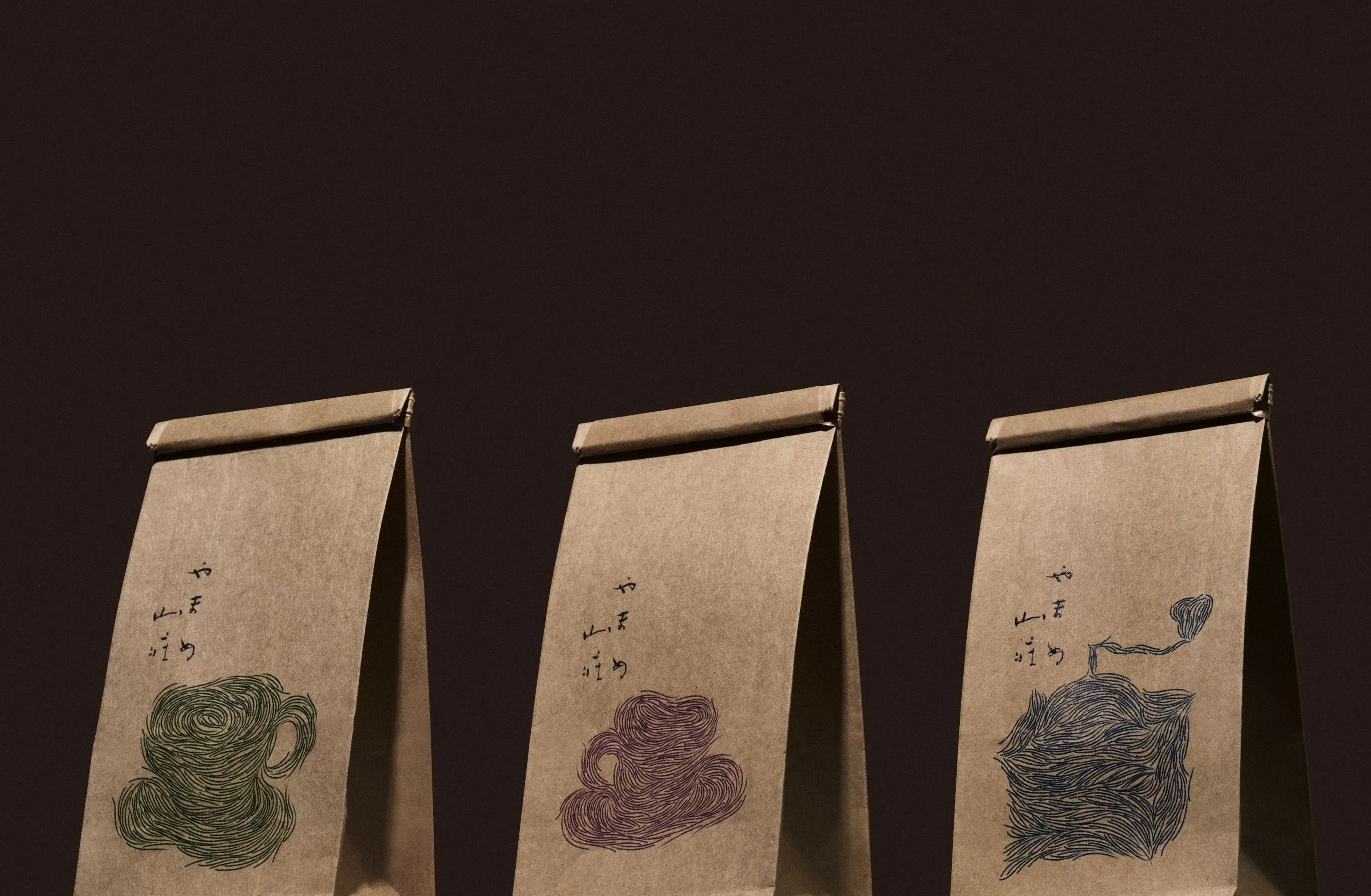 YAMAME SANSO original coffee package design